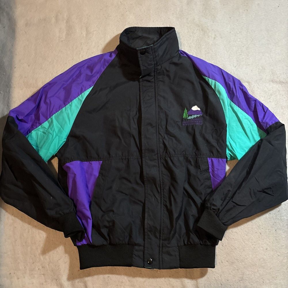 Vintage Holloway Jacket Gannett Northwest Newspaper Group Sz Medium‎ USA